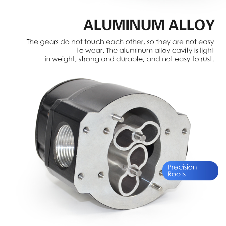 The gears do not touch each other, so they are not easy  to wear. The aluminum alloy cavity is light  in weight, strong and durable, and not easy to rust.