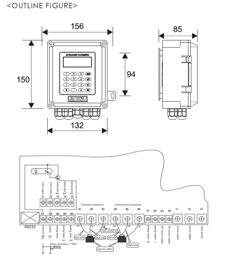 CX-WUFM wallmountedultrasonicflowmeter(图8)