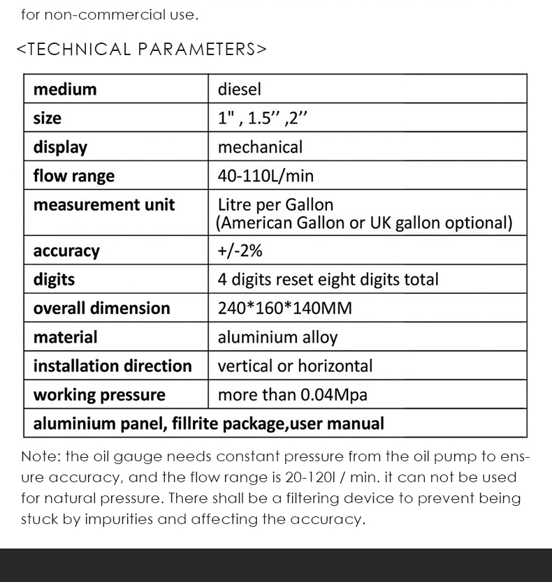 CX-MMFM  Mechanical Fuel Meter(图8)